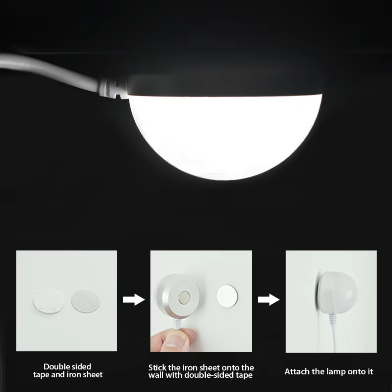Mini USB Magnetic Lamp – 3W Soft Light Anywhere